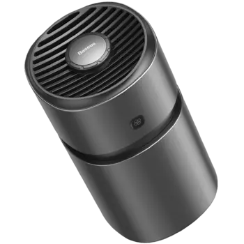Ароматизатор с портативным вентилятором Baseus Breeze fan Air Freshener Чёрный SUXUN-WF01
