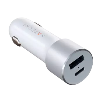 Автомобильное зарядное устройство Satechi 72W Type-C PD Серебро ST-TCPDCCS