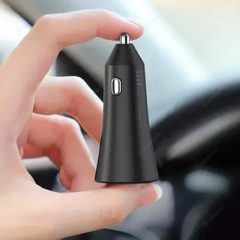 Автозарядка Xiaomi Mi Car Charger 37W Черная CC06ZM
