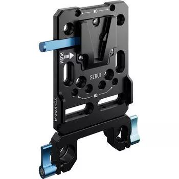 Батарейная площадка Sirui V-mount Battery Plate Dual 15mm Rod Clamp SC-VM-A