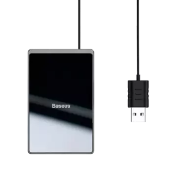 Беспроводная зарядка Baseus Card Ultra-thin 15 Вт Черная WX01B-01