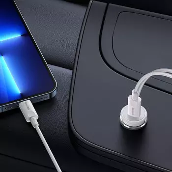 Беспроводная зарядка для авто Baseus CW01 Magnetic 40W Белая SUCX040102
