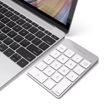 Беспроводной цифровой блок клавиатуры Satechi Aluminum Slim Keypad Numpad Серебро ST-SALKPS