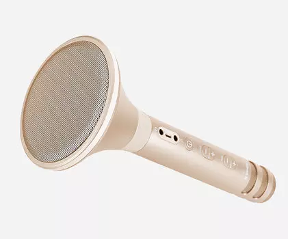 Беспроводной микрофон для караоке Momax K-MIC PRO Золото IM2L