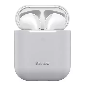 Чехол Baseus Case для Apple Airpods Серый WIAPPOD-BZ0G