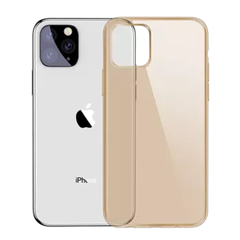Чехол Baseus Simplicity для iPhone 11 Pro Max Золото ARAPIPH65S-0V