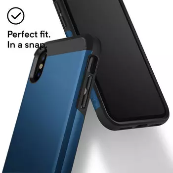 Чехол Caseology Legion для iPhone XS Midnight Blue CO-A18S-LGN- BL