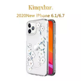 Чехол PQY Apricot для iPhone 12 Pro Max Белый Kingxbar IP 12 6.7