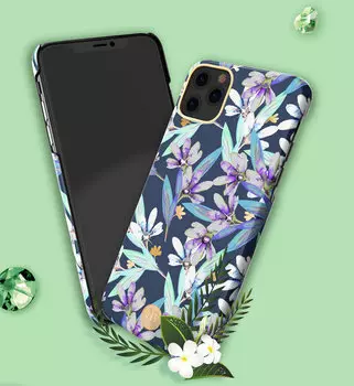 Чехол Kingxbar Blossom для iPhone 11 Gardenia Kingxbar IP 6.1" Blossom Series-Gardenia