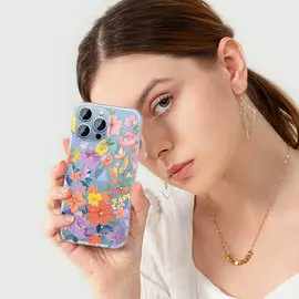 Чехол PQY Brilliant для iPhone 13 Pro Max Розовый Kingxbar IP 13 6.7