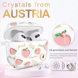 Чехол Kingxbar Fresh для Apple Airpods 3 Peach