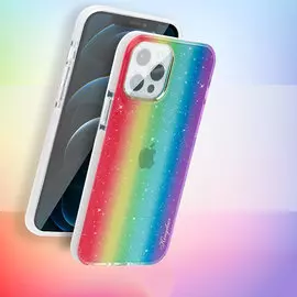 Чехол Kingxbar Ombre для iPhone 12 Pro Max Радуга Kingxbar IP 12/12 Pro Max Ombre Series-Rainbow