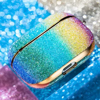 Чехол PQY Rainbow для Apple Airpods Pro Радуга Kingxbar Rainbow Series Airpods Pro Case-Rainbow