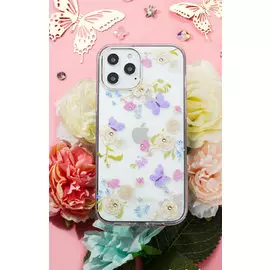 Чехол PQY Rose для iPhone 12 Pro Max Белый Kingxbar IP 12 6.7