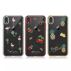 Чехол PQY Tropical для iPhone XR Flamingo