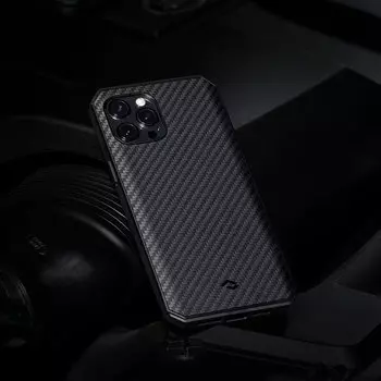 Чехол Pitaka MagEZ Pro 2 для iPhone 12 Pro Max Черный/Серый KI1201PMP