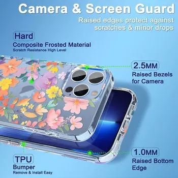 Чехол PQY Brilliant для iPhone 13 Розовый Kingxbar IP 13 6.1