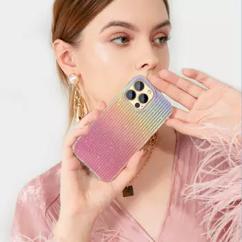 Чехол PQY Travel для iPhone 13 Pro Закат Kingxbar IP 13 6.1+