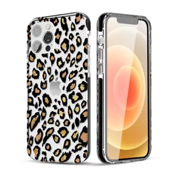 Чехол PQY Wild для iPhone 13 Leopard Kingxbar IP 13 6.1