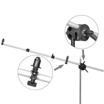 Держатель для отражателей двойной NiceFoto LS-09 (double 611009