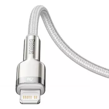 Кабель Baseus Cafule Metal Type-C - Lightning PD 20W 2м Белый CATLJK-B02