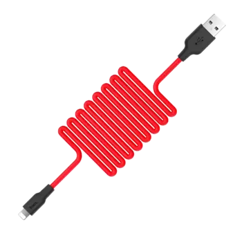 Кабель HOCO X21 Lightning 1м Красный