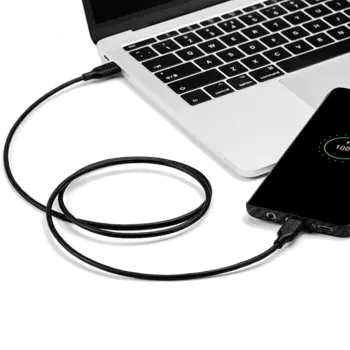 Кабель Pitaka Type-C 1м Чёрный CTC1001