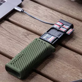 Кейс - картридер PGYTECH CreateMate Зелёный P-GM-162