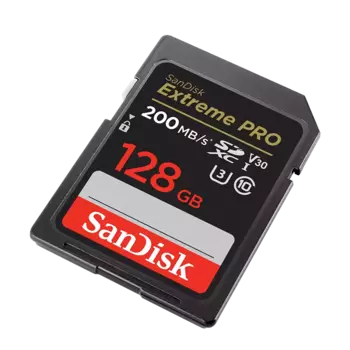 Карта памяти SanDisk Extreme Pro 128Gb SDXC UHS-I U3 V30 SDSDXXD-128G-GN4IN
