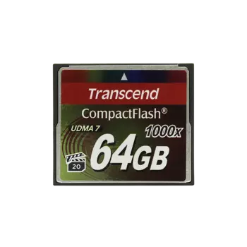 Карта памяти Transcend Ultimate 1000x CompactFlash 64Гб TS64GCF1000