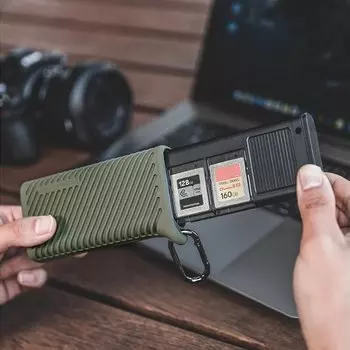 Кейс - картридер PGYTECH CreateMate CFexpress B/SD Зелёный P-GM-169