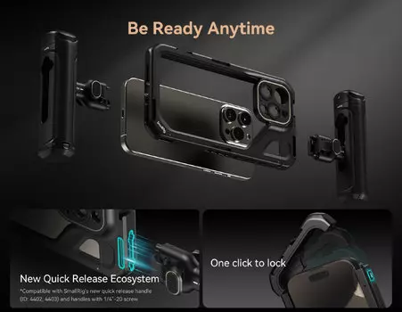 Клетка SmallRig 4392 Video Kit (Dual Handheld) для iPhone 15 Pro Max 4392B