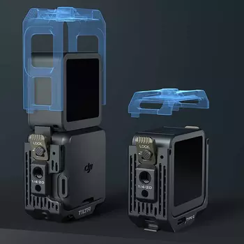 Клетка Tilta для DJI Osmo Action 2 Серая TA-T26-SCC-DG