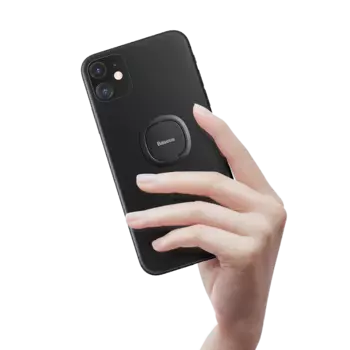 Кольцо для смартфона Baseus Invisible Серебро SUYB-0S