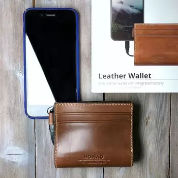 Кошелек-аккумулятор Nomad Slim Charging Wallet NM510R0600