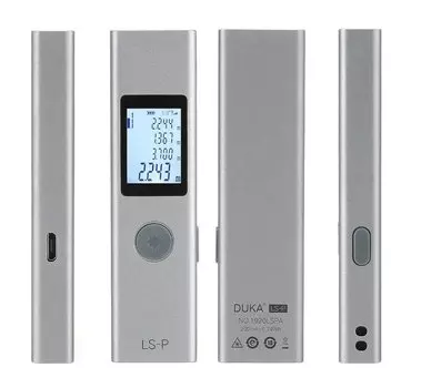 Лазерный дальномер Xiaomi Duka LS-P Laser Range Finder 40м RU