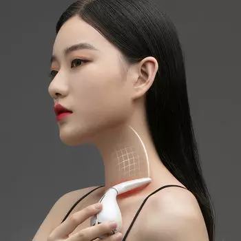 Массажер для шеи Xiaomi WellSkins Sonic Color Light Neck Белый WX-MJ100