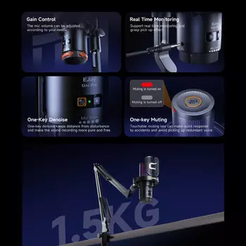 Микрофон Comica EJoy Uni Pro (A) беспроводной Чёрный EJoy Uni Pro(A)