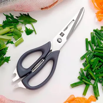 Кухонные ножницы HuoHou Multifunction Kitchen Scissors Чёрные HU0062