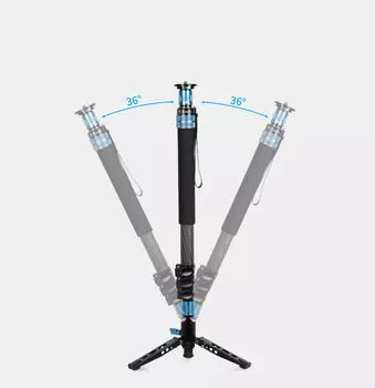 Монопод Sirui P-424FS с головой VH-10 P-424FS+VH-10