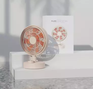 Настольный вентилятор Xiaomi Sothing Desktop Shaking Head Fan S1 Розовый