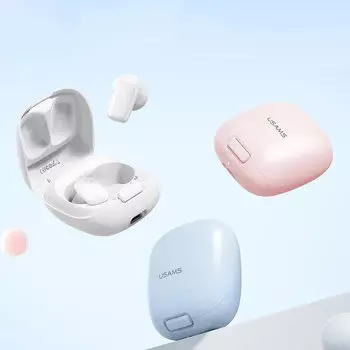 Наушники Usams ID25 Розовые BHUID04