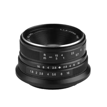 Объектив 7Artisans 25mm F1.8 Micro 4/3 Чёрный A104B