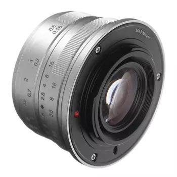 Объектив 7Artisans 25mm F1.8 Micro 4/3 Серебро A104S
