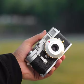 Объектив 7artisans 35mm F5.6 Leica M Серебро A006S