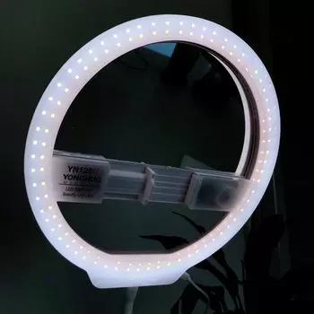 Осветитель кольцевой YongNuo YN-128 II (3200-5500K) Белый YN128II 3200-5500KWhite)