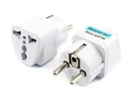 Переходник универсальный ATcom (UK/US - EU) Белый