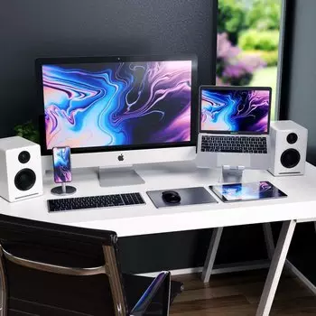 Подставка Satechi Aluminum Desktop Charging Stand Розовое золото ST-AIPDR