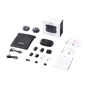 Радиосистема Ulanzi A30 TinyMic Чёрная A014GBB1