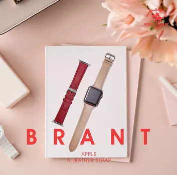 Ремешок Santa Barbara Polo &amp; Racquet Club Brant для Apple Watch 38/40мм Красный SB-IWATCH-BRARED